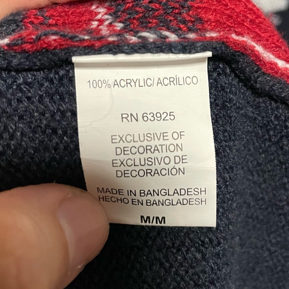 NWOT Perfect Christmas Sweater Buff Reindeer Gainz Novelty Sweater Size M - Picture 4 of 4